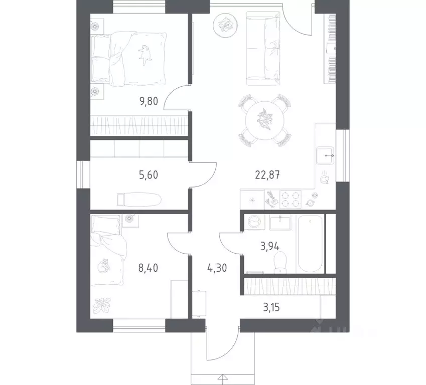 Дом в Московская область, Дмитровский муниципальный округ, Дмитров Дом ... - Фото 1