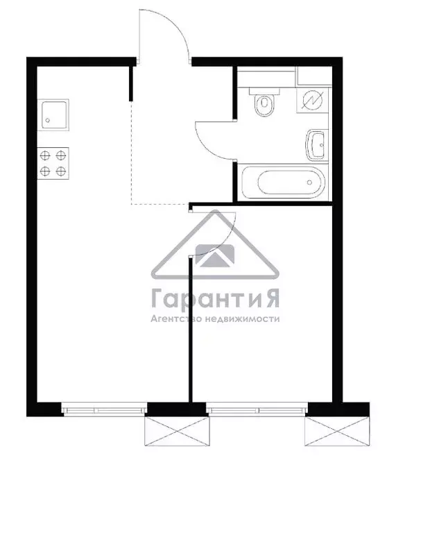 1-комнатная квартира: Москва, Алтуфьевское шоссе, 55к5 (32 м) - Фото 1