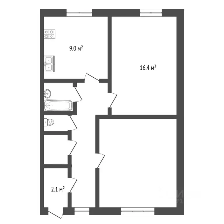 Таунхаус в Тюменская область, Тюменский муниципальный округ, д. ... - Фото 2