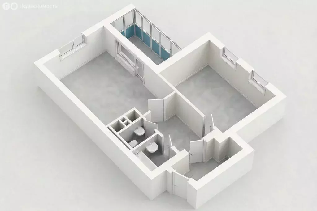 2-комнатная квартира: Старая Купавна, Октябрьская улица, 14А (46.3 м) - Фото 1