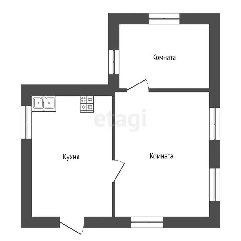 Дом в посёлок городского типа Пышма, улица Механизаторов (50.7 м) - Фото 2