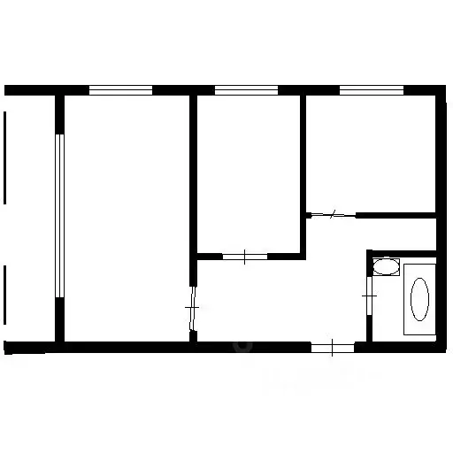 2-к кв. Самарская область, Тольятти ул. Энергетиков, 11 (52.0 м) - Фото 1