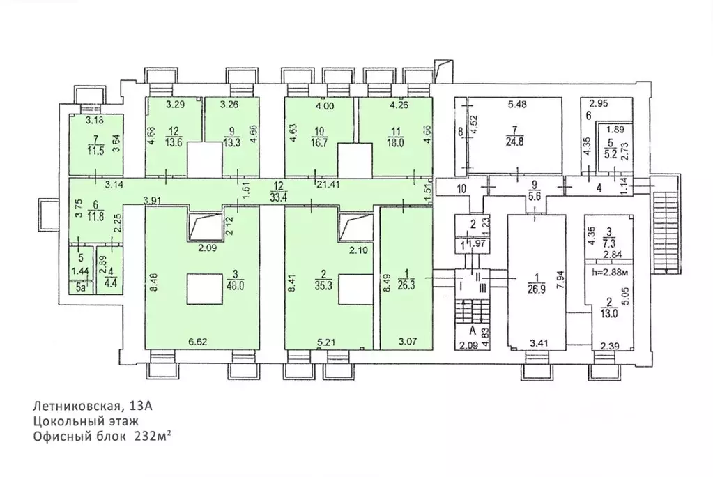 Офис в Москва Летниковская ул., 13А (232 м) - Фото 1