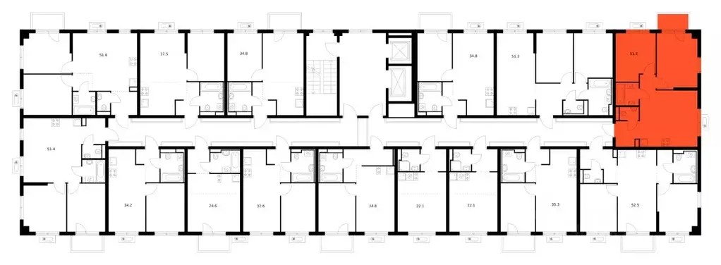 2-к кв. Ленинградская область, Всеволожский район, Заневское городское ... - Фото 2