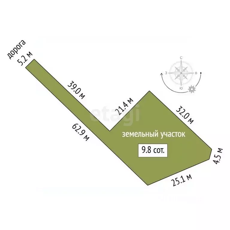 Участок в Тюменская область, Тюменский муниципальный округ, с. ... - Фото 1