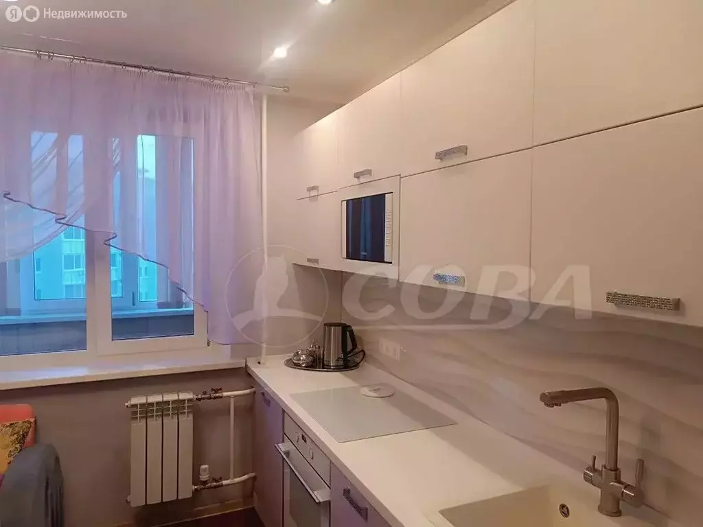 1-комнатная квартира: Тюмень, микрорайон Мыс, улица Малиновского, 6А ... - Фото 2