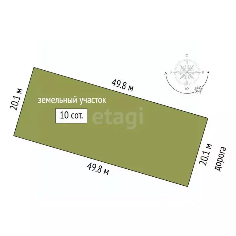 Участок в Тюменская область, Тюменский муниципальный округ, с. Кулига, ... - Фото 2