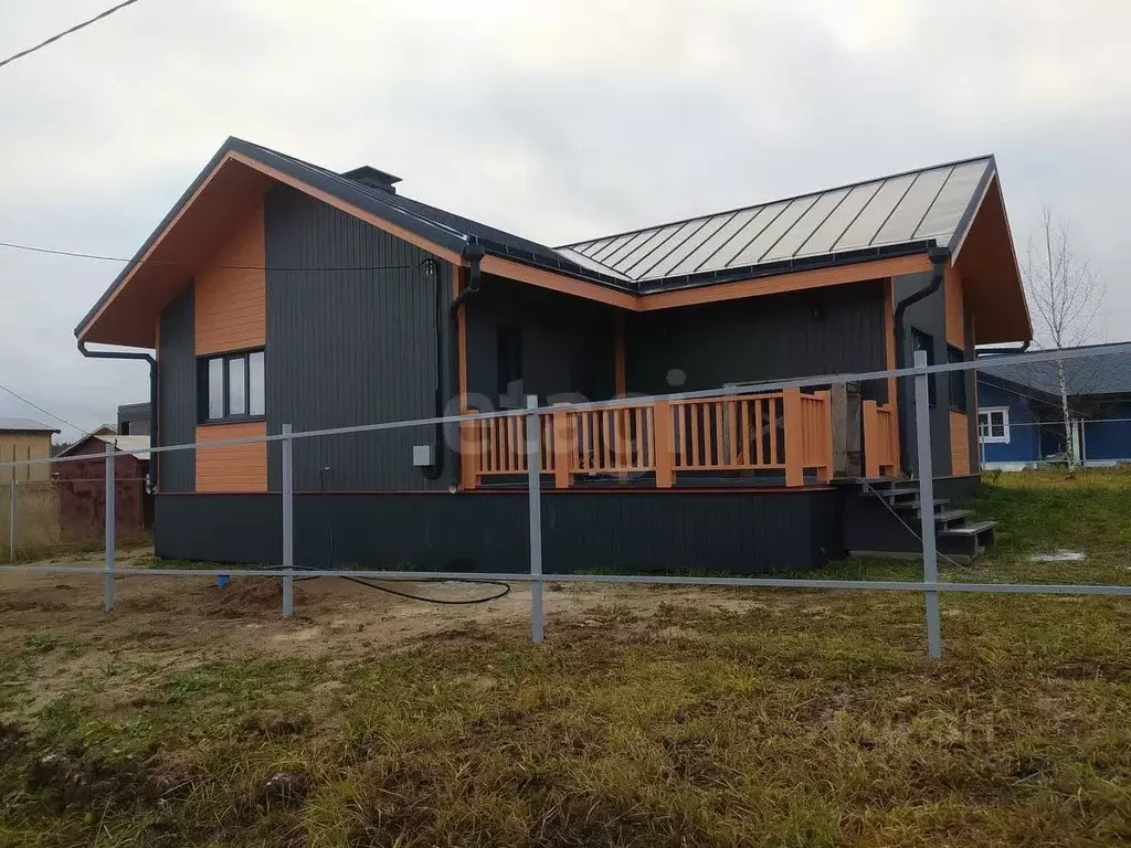 Дом в Вологодская область, пос. Лесково ул. Полевая, 2А (91 м) - Фото 1