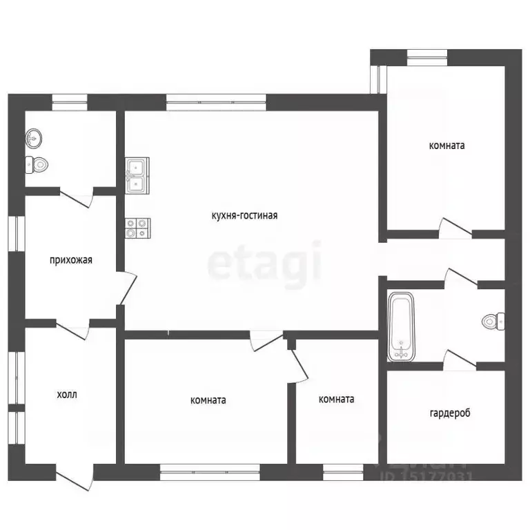 Дом в Ямало-Ненецкий АО, Новый Уренгой Лира ДНТ, ул. Моховая, 1 (150 ... - Фото 2