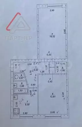 2-к. квартира, 47 м, 1/5 эт. - Фото 0