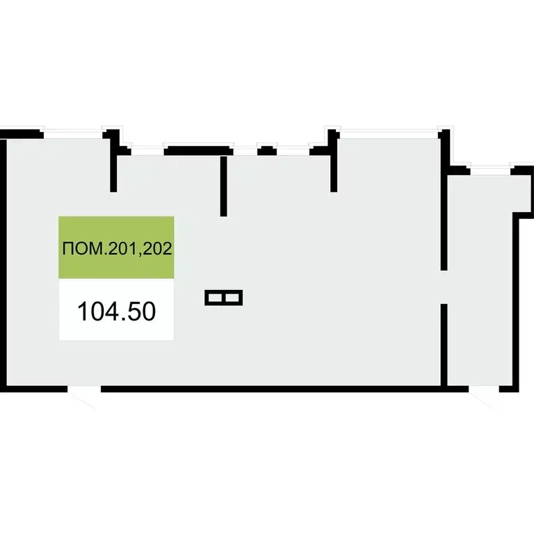 Помещение свободного назначения (102 м) - Фото 2