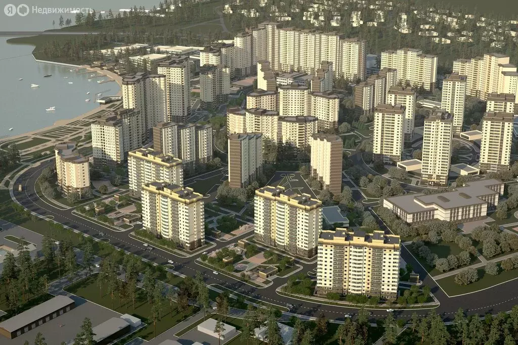 1-комнатная квартира: Долгопрудный, Набережная улица, 25 (48 м) - Фото 1