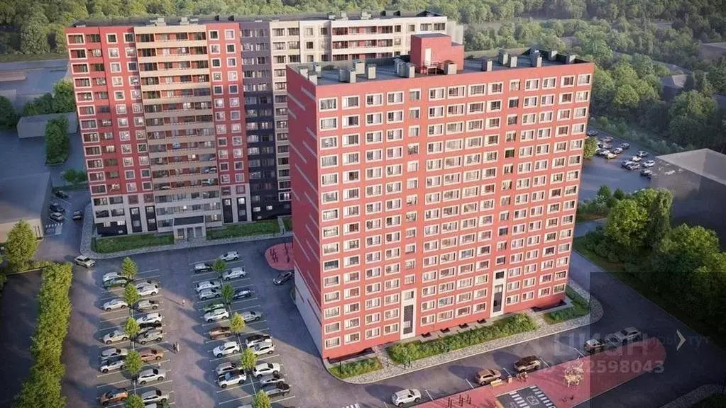 Студия Воронежская область, Воронеж Цимлянская ул., 10Г (20.21 м) - Фото 1