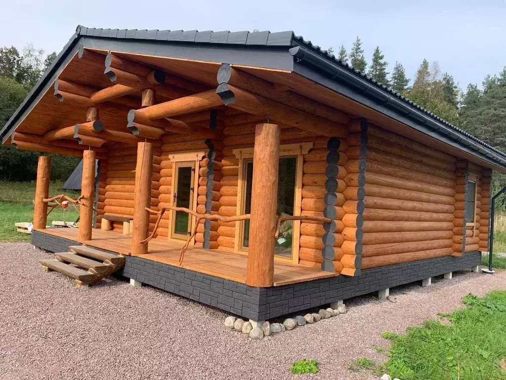 Дом в Ленинградская область, Приозерский район, Мельниковское с/пос, ... - Фото 1