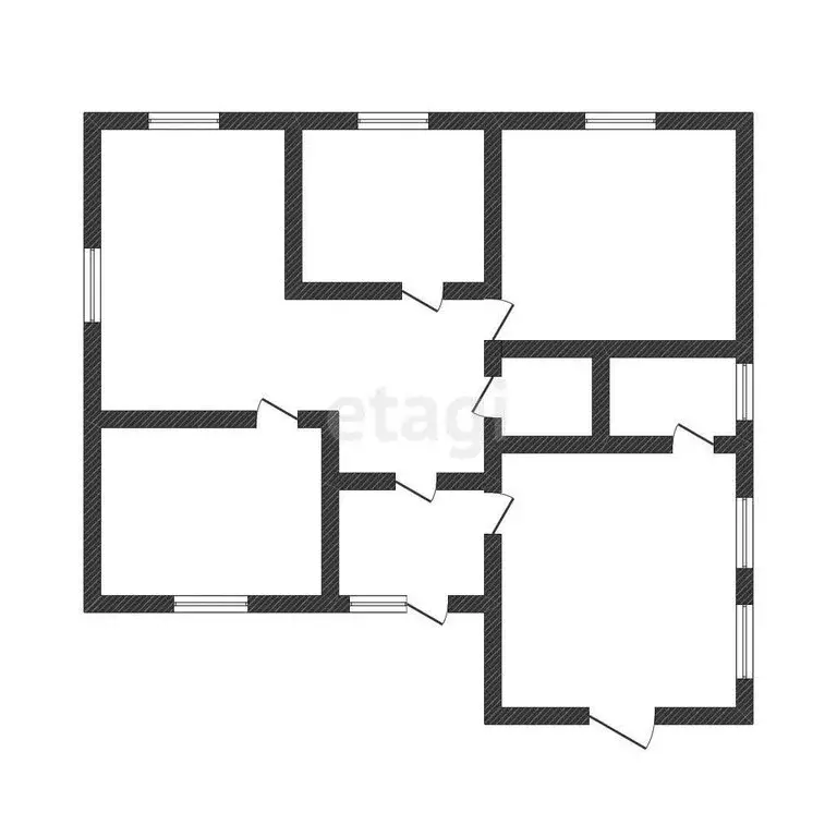 Дом в Курган, микрорайон Тополя, Мирный переулок (128 м) - Фото 1