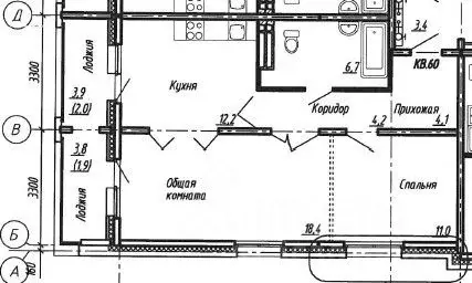 2-к кв. Ленинградская область, Тельмана Тосненский район, Сибирь жилой ... - Фото 1