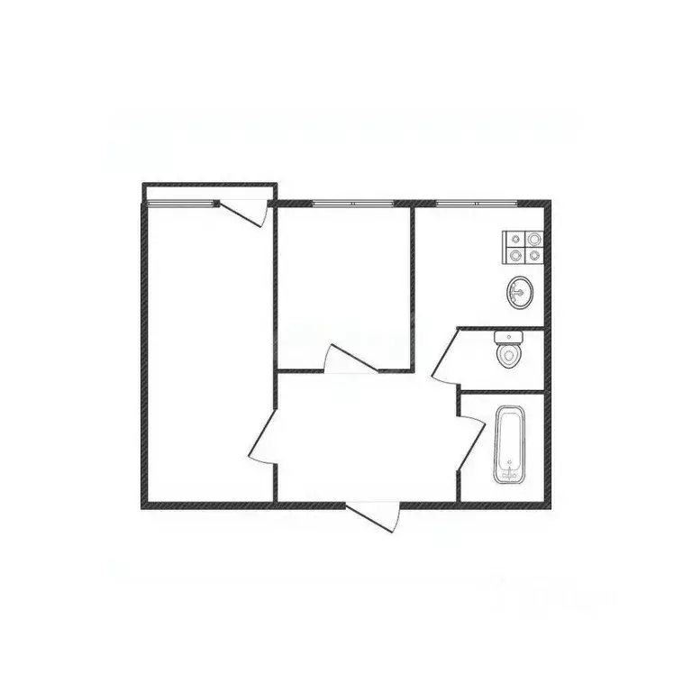 2-к кв. Смоленская область, Смоленск ул. Николаева, 21 (51.0 м) - Фото 1