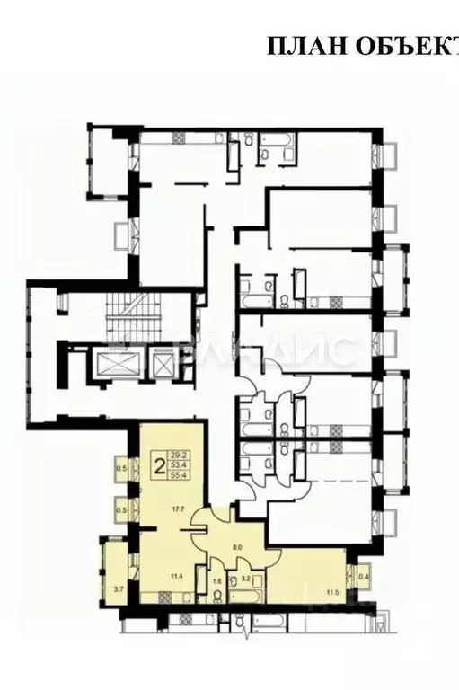 2-к кв. Московская область, Одинцовский городской округ, с. Лайково, ... - Фото 1