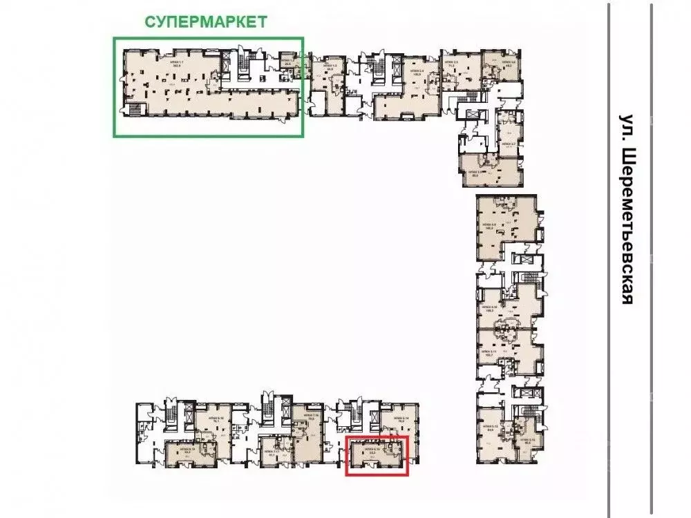 Торговая площадь в Московская область, Химки Клязьма-Старбеево мкр, ... - Фото 1