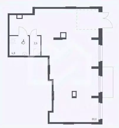 Торговая площадь в Москва ул. Золотошвейная, 2 (87 м) - Фото 2