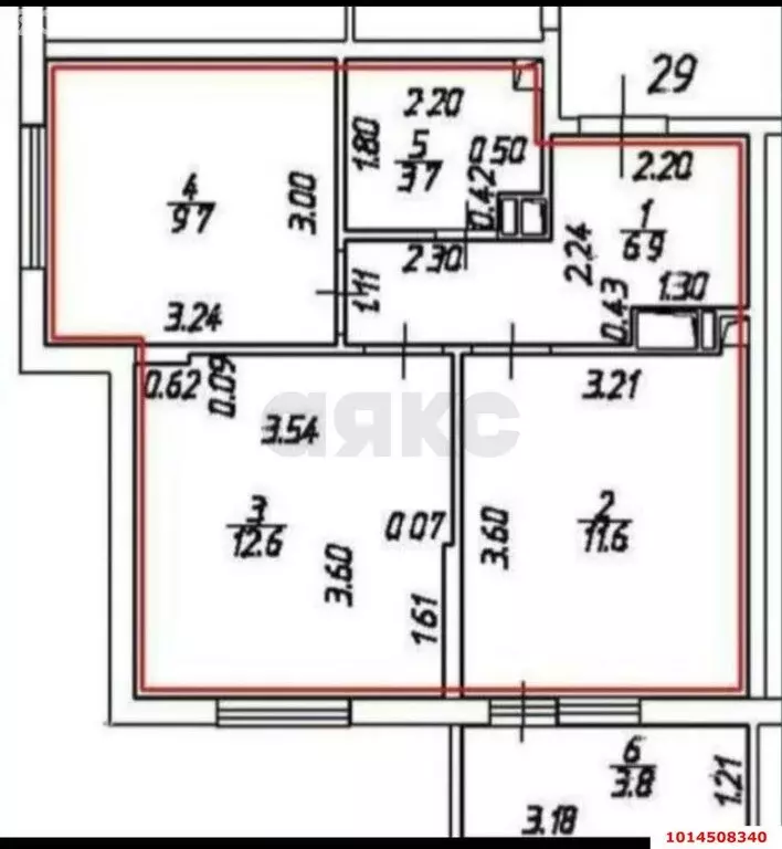 2-комнатная квартира: Краснодар, улица Даниила Смоляна, 71к3 (48.3 м) - Фото 0