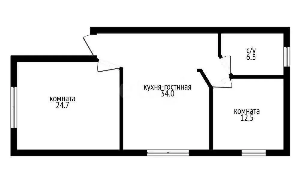 2-комнатная квартира: Краснодар, Карасунский внутригородской округ, ... - Фото 0