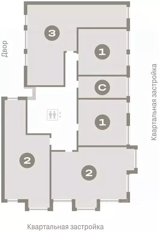 2-к кв. Тюменская область, Тюмень Мысовская ул., 26к1 (76.83 м) - Фото 1