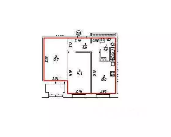 2-к кв. Иркутская область, Иркутск ул. Ивана Доронина, 9/1 (57.0 м) - Фото 2