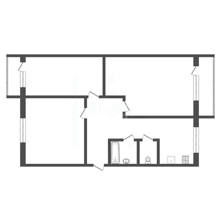 3-к кв. Тульская область, Богородицк ул. Свободы, 4 (66.5 м) - Фото 1