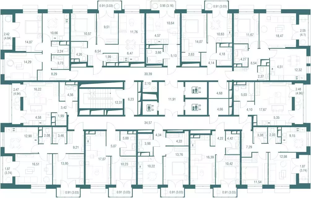 Студия Московская область, Одинцово Одинбург жилой комплекс, 4А (33.25 ... - Фото 2