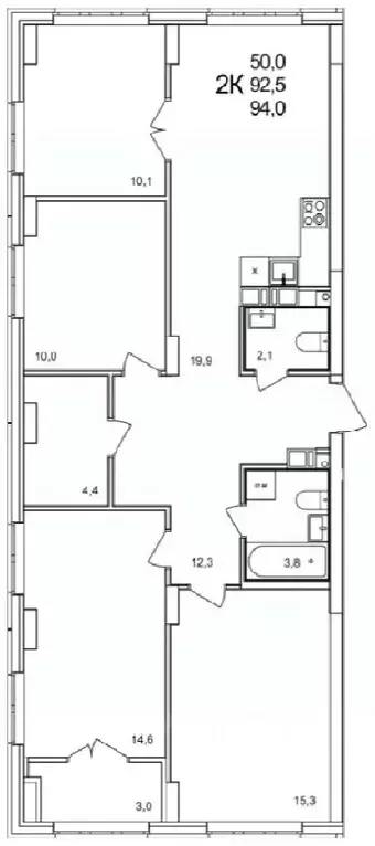 4-к кв. Нижегородская область, Нижний Новгород д. Анкудиновка, КМ ... - Фото 0