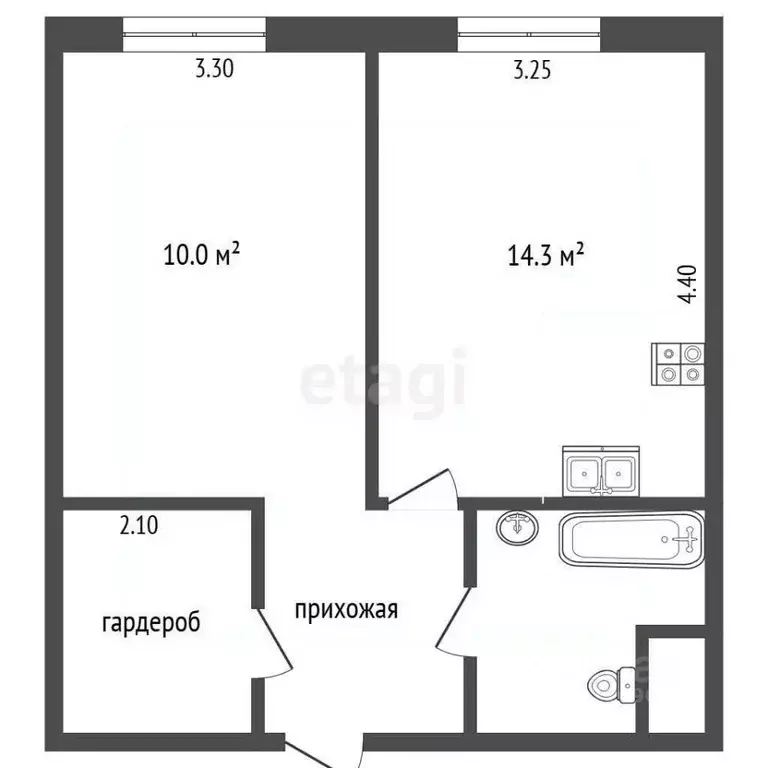 2-к кв. Москва Тайнинская ул., 9 (43.2 м) - Фото 1