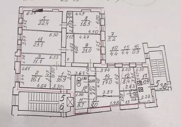 Комната Санкт-Петербург Лиговский просп., 91 (8.4 м) - Фото 1