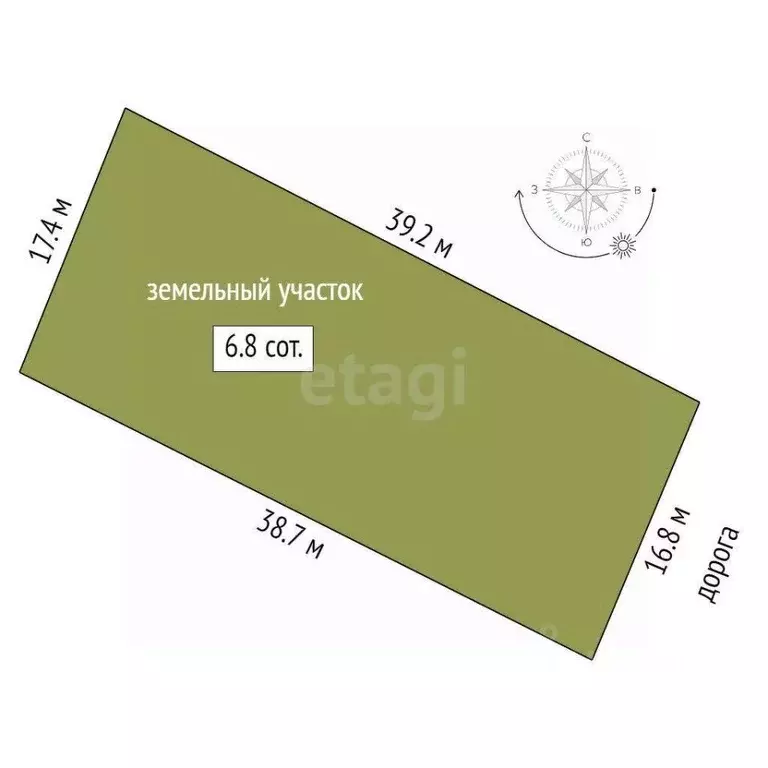 Участок в Тюменская область, Тюменский муниципальный округ, с. Борки  ... - Фото 2