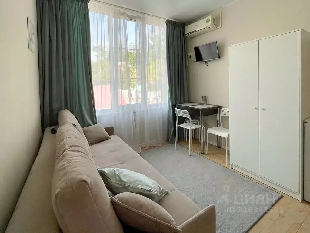 Студия Краснодарский край, Сочи Мамайка мкр, ул. Волжская, 16 (20.0 м) - Фото 1