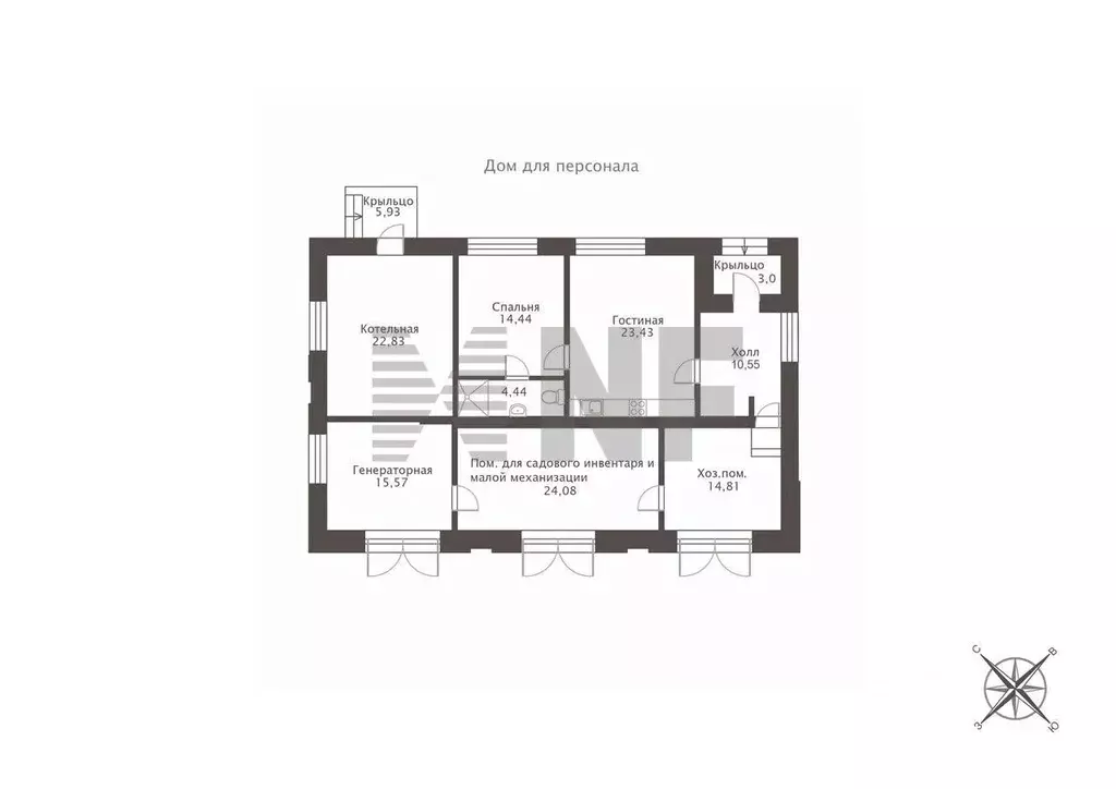 Коттедж в Ленинградская область, Выборгский район, Первомайское с/пос, ... - Фото 2