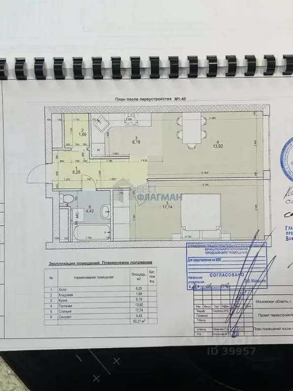 2-к кв. Московская область, Люберцы ул. Кирова, 12к3 (50.3 м) - Фото 2