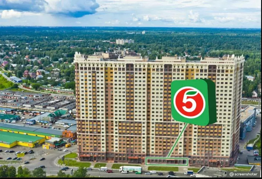 Торговая площадь в Московская область, Жуковский ул. Гагарина, 62 (580 ... - Фото 0