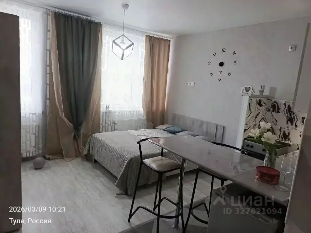 Студия Тульская область, Тула ул. Чмутова, 158к1 (22.6 м) - Фото 1