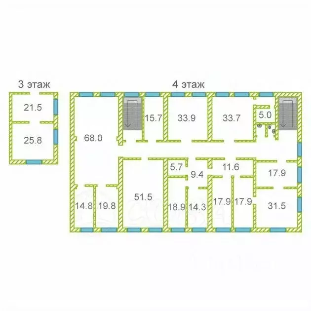 Офис в Тюменская область, Тюмень ул. Республики, 169к1 (500 м) - Фото 1