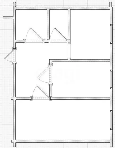 2-комнатная квартира: Шарья, улица Ольги Степановой, 66 (48 м) - Фото 1