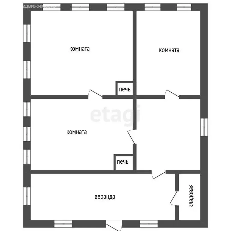 Дом в деревня Зырянка, Советская улица (97.2 м) - Фото 1