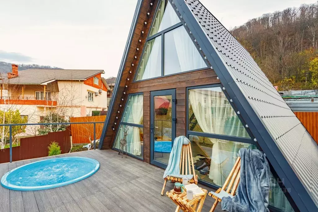 Дом в Краснодарский край, Туапсинский муниципальный округ, с. Агой, ... - Фото 2