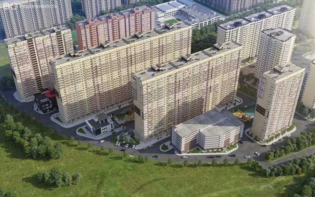 Квартира-студия: Краснодар, улица имени Героя Георгия Бочарникова, 4к1 ... - Фото 1