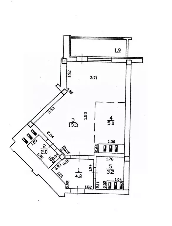 Студия Кировская область, Киров ул. Чапаева, 13 (33.7 м) - Фото 1