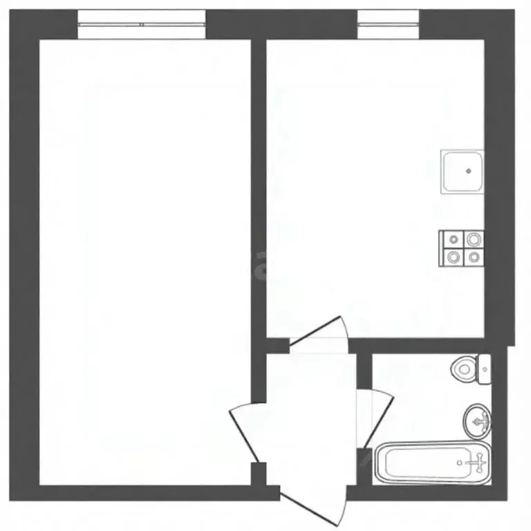 1-к кв. Ярославская область, Ярославль ул. Панина, 45 (21.6 м) - Фото 2