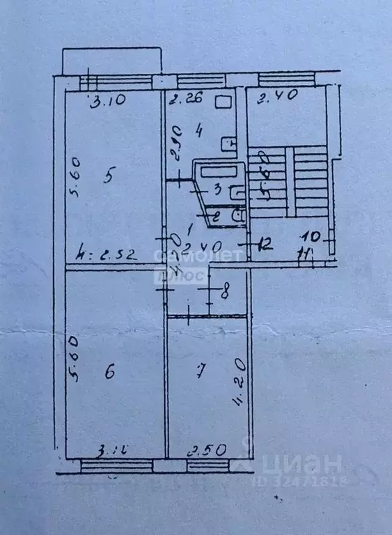 3-к кв. Иркутская область, Иркутск Байкальская ул., 322А (61.8 м) - Фото 1
