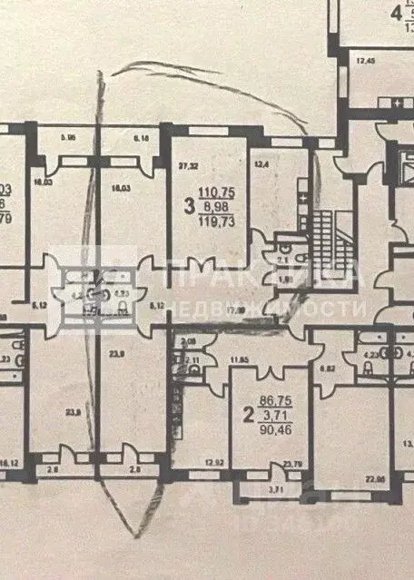 3-к кв. Москва Челюскинская ул., 11 (110.5 м) - Фото 2