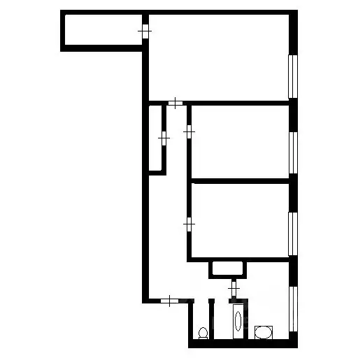 3-к кв. Ленинградская область, Тихвин 6-й мкр, 16 (61.0 м) - Фото 1