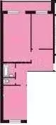 2-к. квартира, 51 м, 3/3 эт. - Фото 0
